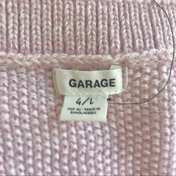 The HARLOW Sweater GARAGE sugar pink cable knit - Picture 7 of 8